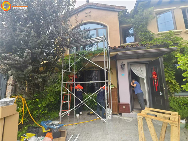 南京卧龙湖别墅丹麦Aduro A9.1钢板火炉安装