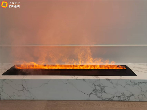 南京璞悦和园3D雾化壁炉安装