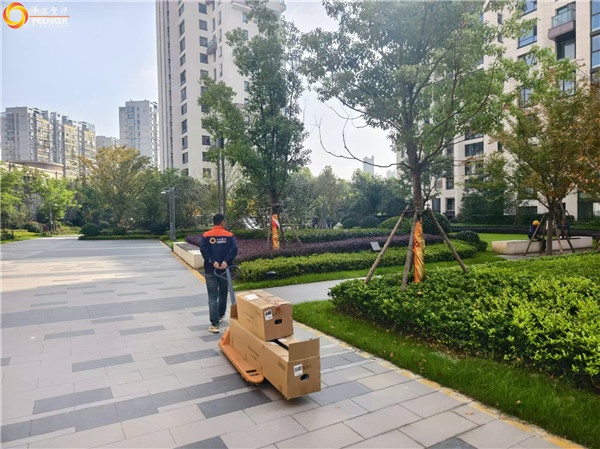 南京海玥万物小区3D雾化壁炉安装