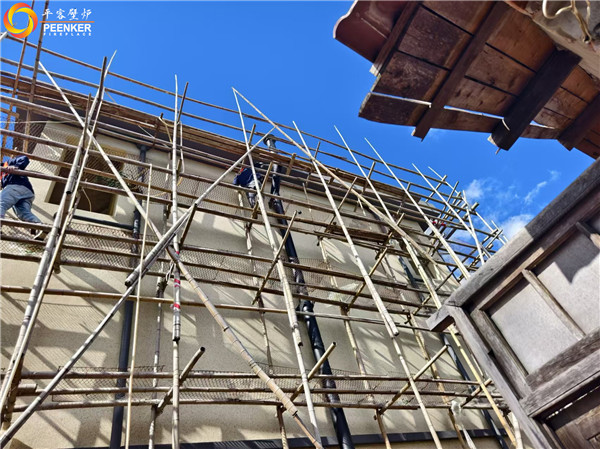 上海浦东别墅丹麦Aduro A17独立式火炉户外烟囱安装.jpg