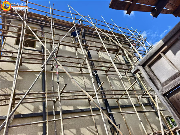 上海浦东别墅丹麦Aduro A17独立式火炉户外烟囱安装.jpg