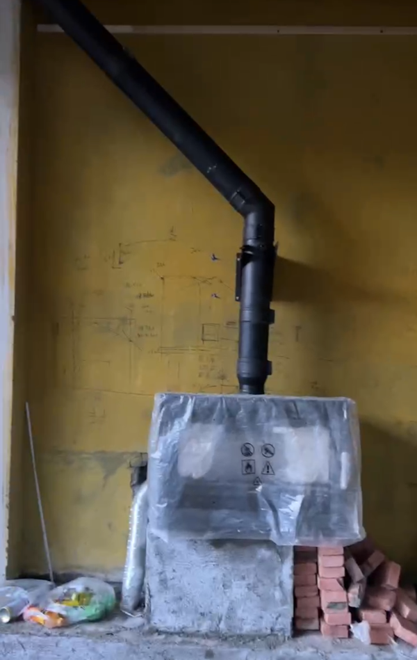 西藏独栋别墅英国fireline PV85i嵌入壁炉安装